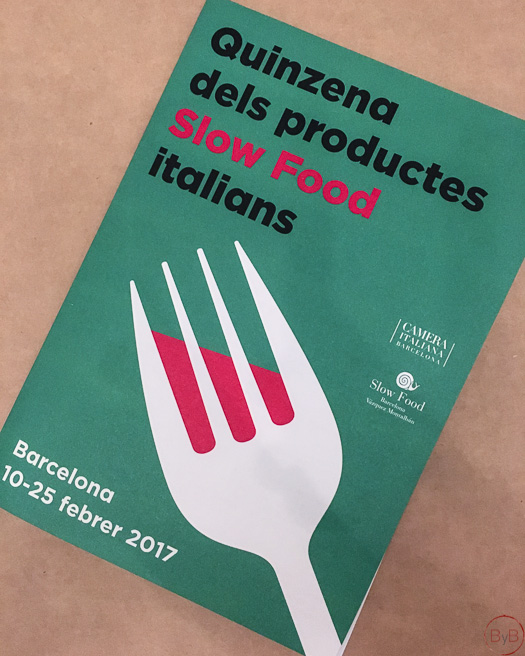 Quincena de productos italianos slow food